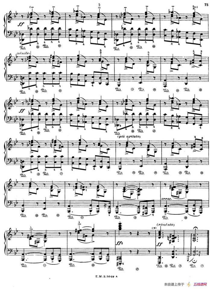 Preludes Op.28（24首前奏曲·22）