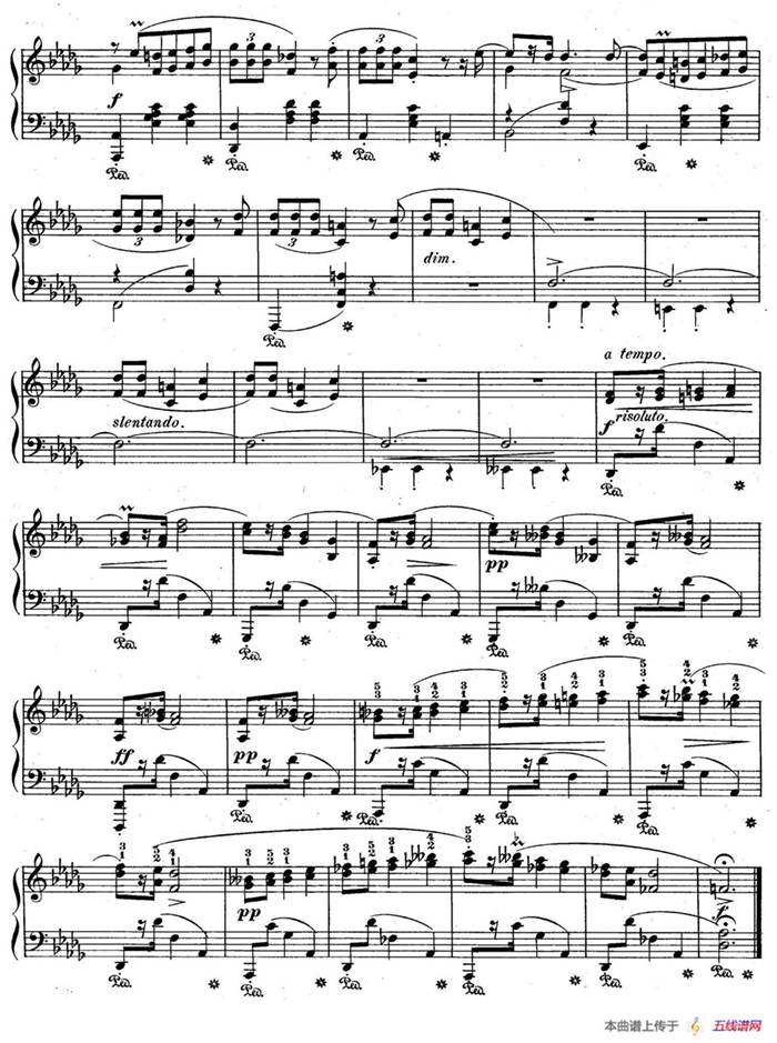 Quatre Mazurkas Op.30（4首玛祖卡舞曲·3）