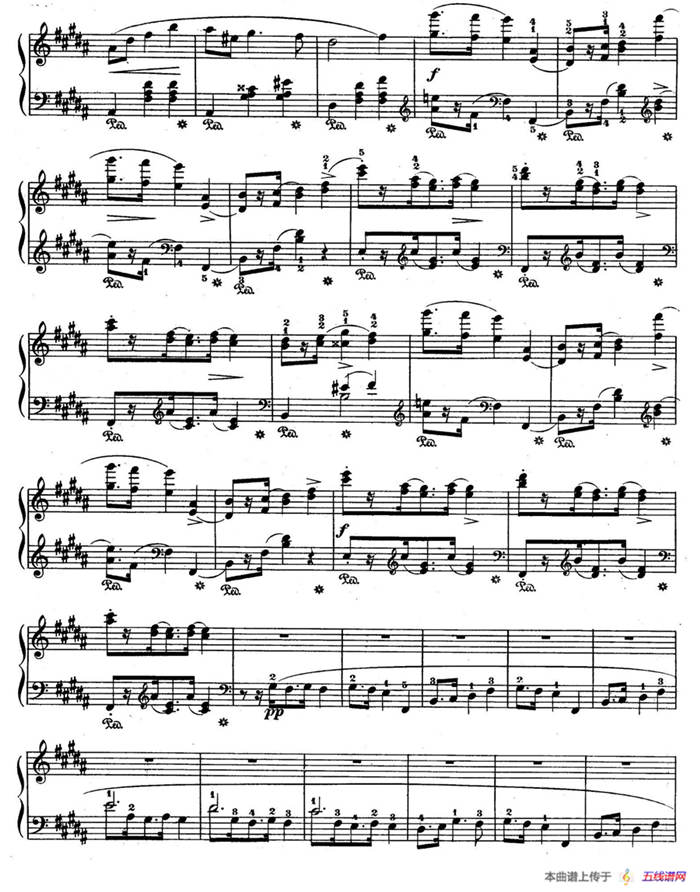 Quatre Mazurkas Op.33（4首玛祖卡舞曲·4）