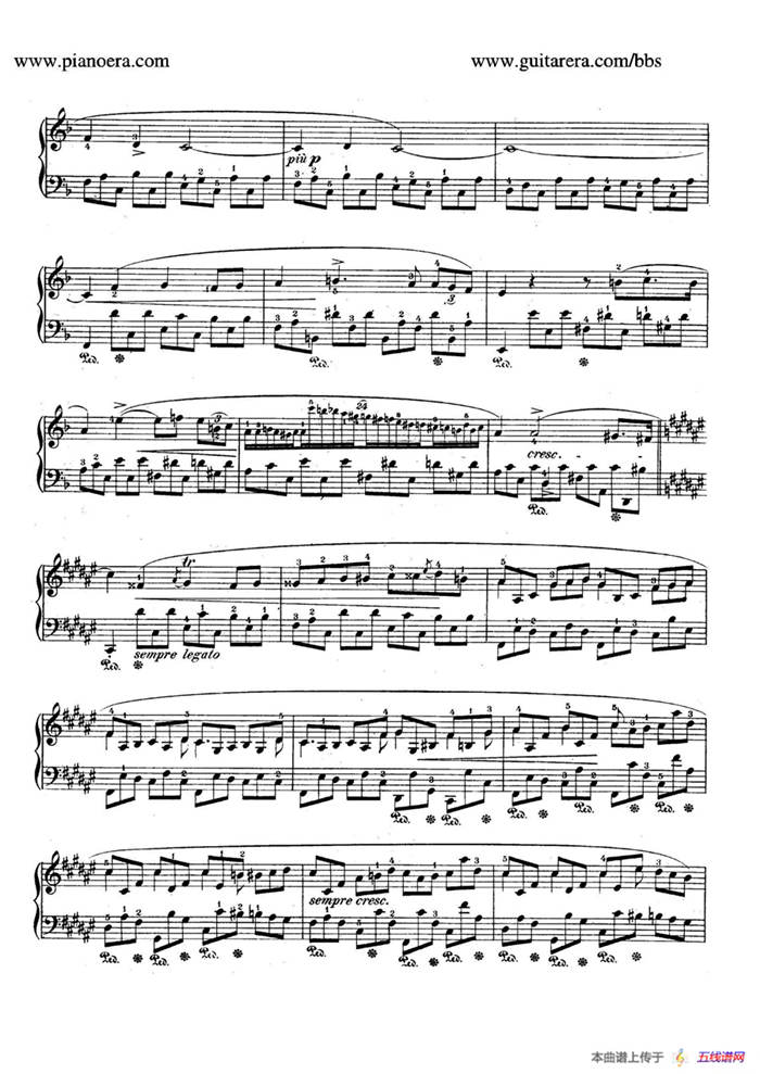 Impromptu no.2 in F-Sharp Major Op.36（升F大调第二即兴曲）