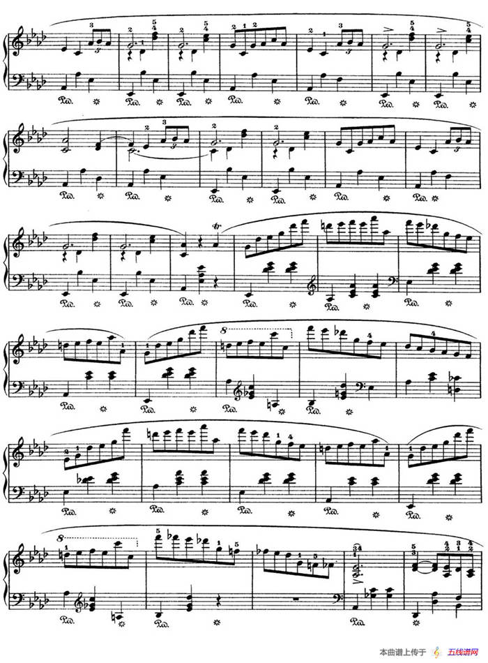 Grande Valse in A-flat Major Op.42（降A大调华丽圆舞曲）