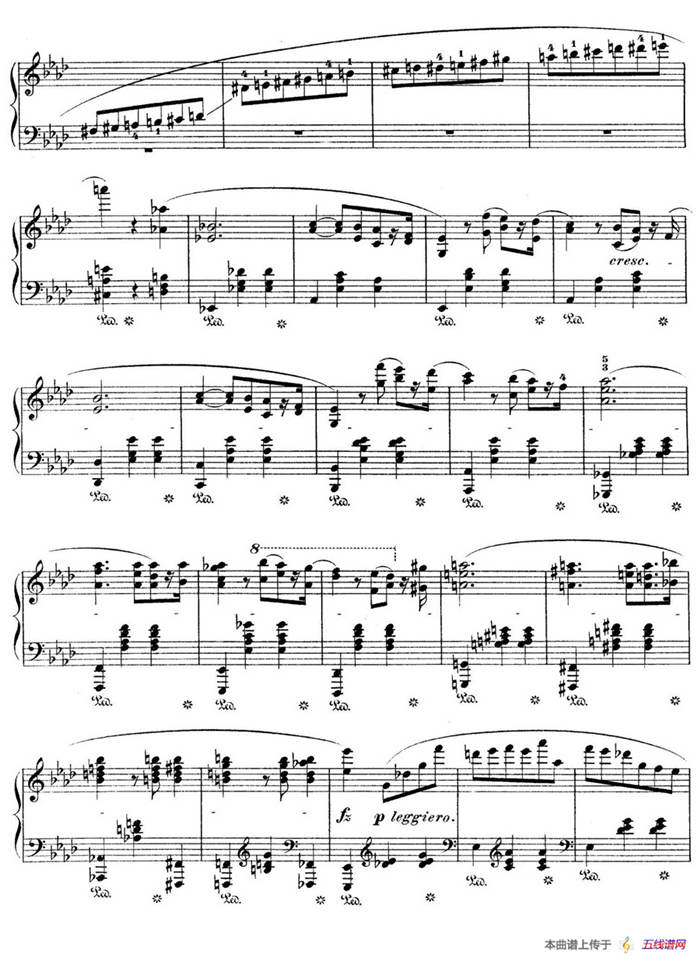 Grande Valse in A-flat Major Op.42（降A大调华丽圆舞曲）