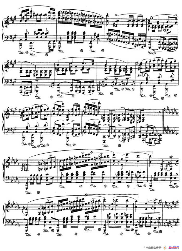 Polonaise in f-Sharp Minor Op.44（升f小调波兰舞曲）