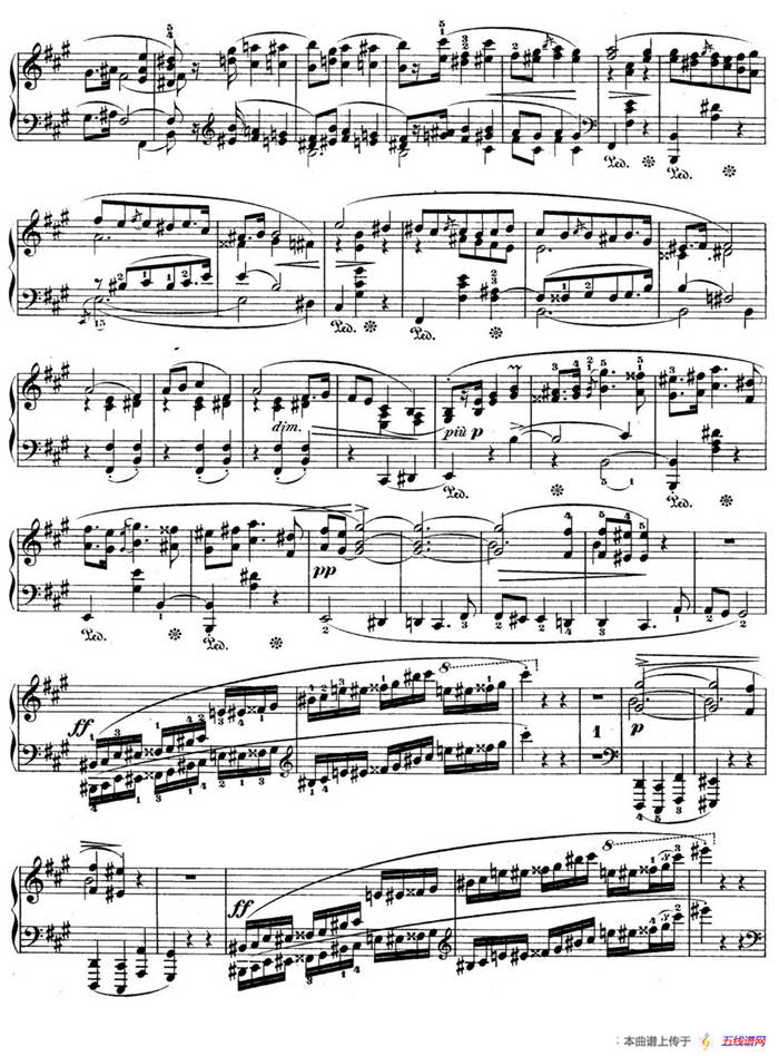 Polonaise in f-Sharp Minor Op.44（升f小调波兰舞曲）