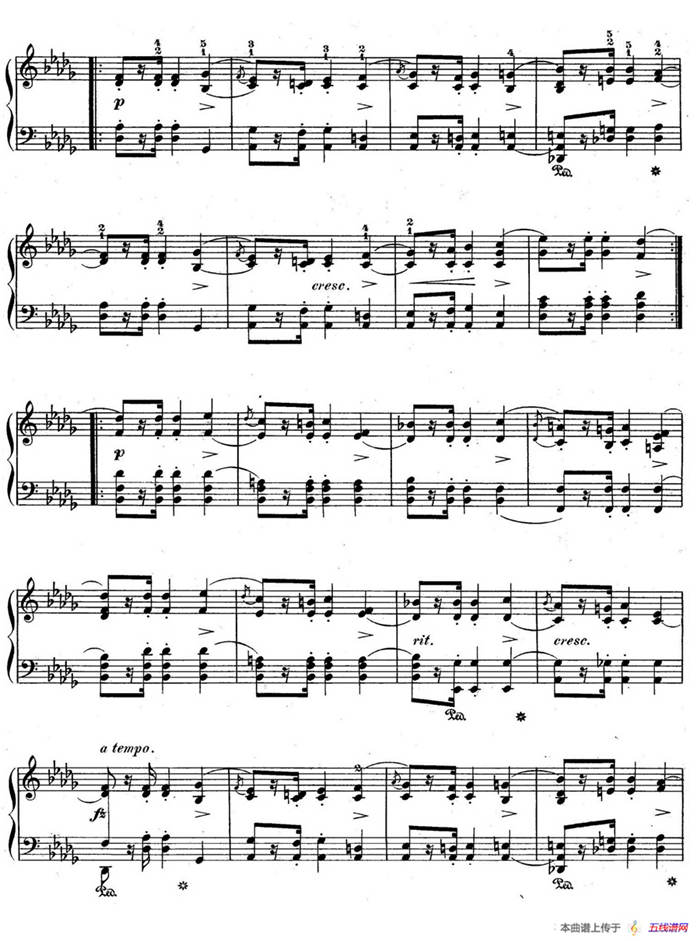 Trois Mazurkas Op.50（3首玛祖卡舞曲·2）