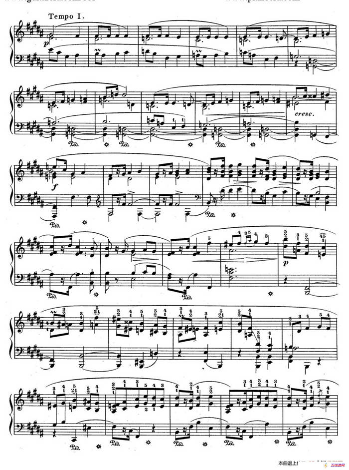 Trois Mazurkas Op.56（3首玛祖卡舞曲·1）