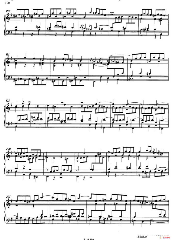 Prelude and Fugue in e Minor BWV 548（e小调前奏曲与赋格）