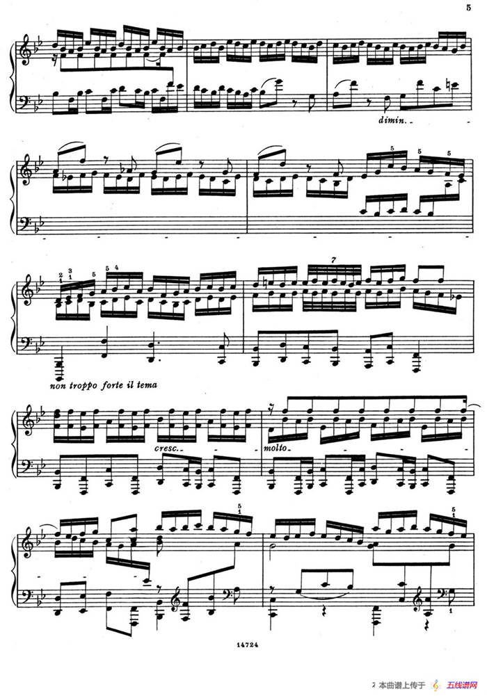 Fugue in g Minor BWV 578（g小调赋格·Borwick改编钢琴独奏版）