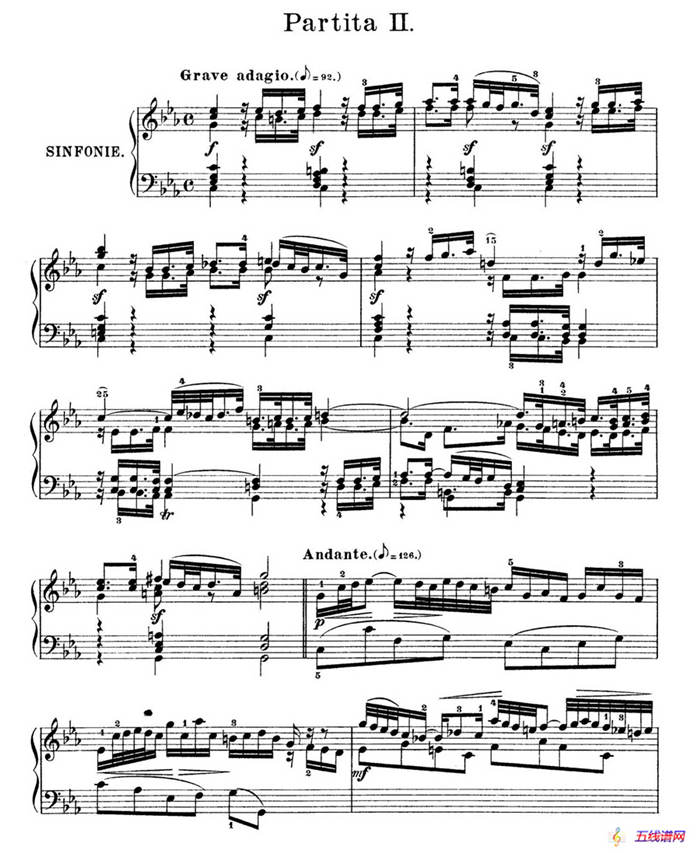 Six Partitas BWV 825-830（6首帕蒂塔·2）