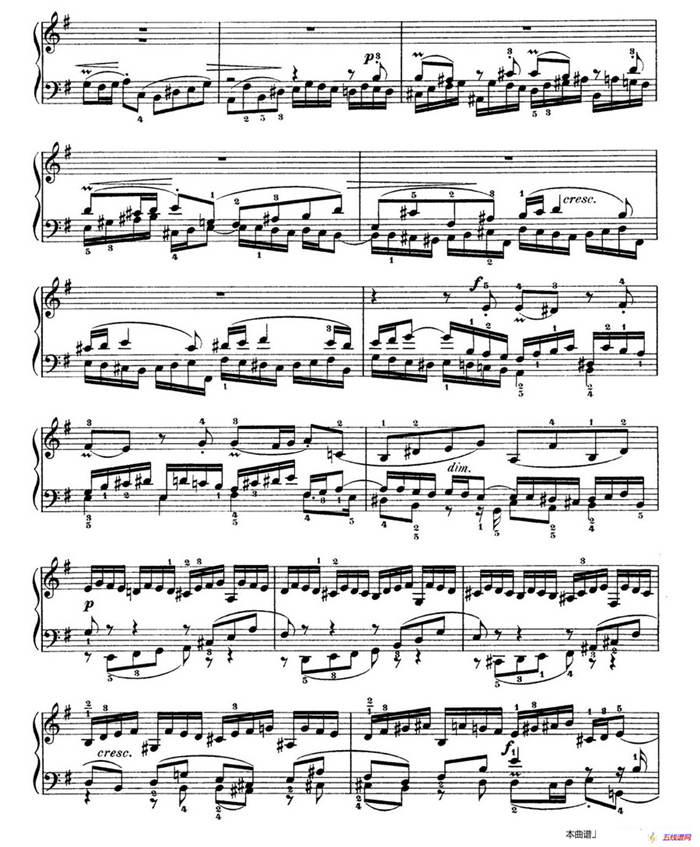 Six Partitas BWV 825-830（6首帕蒂塔·6）