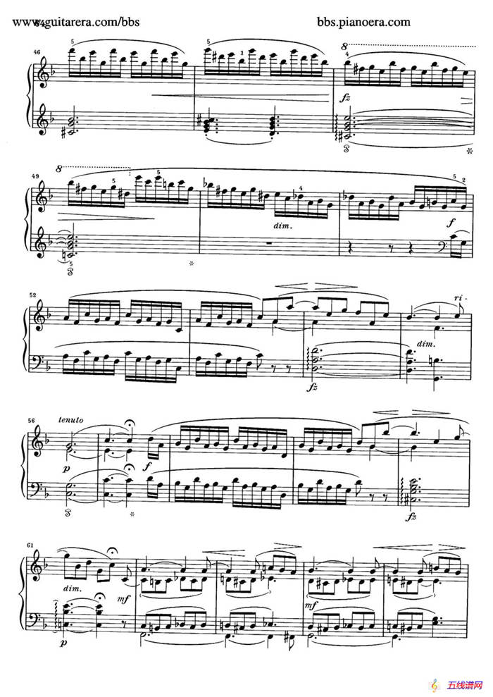 Neue Aquarelle Op.57（新水彩画· 5. 随想曲）