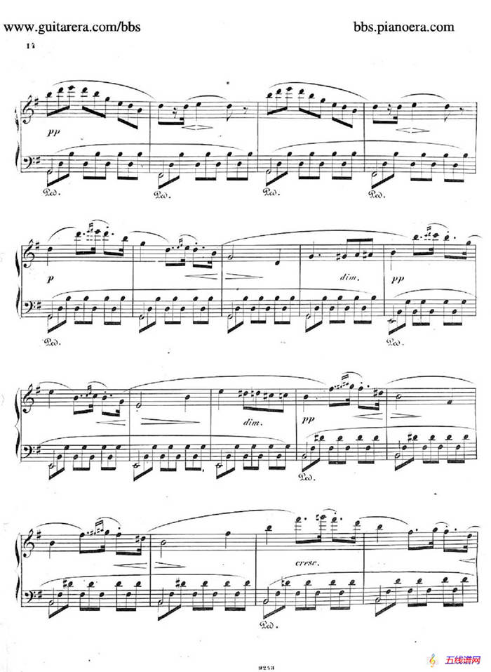 Phantasiestücke Op.31（幻想曲集·4. g小调）
