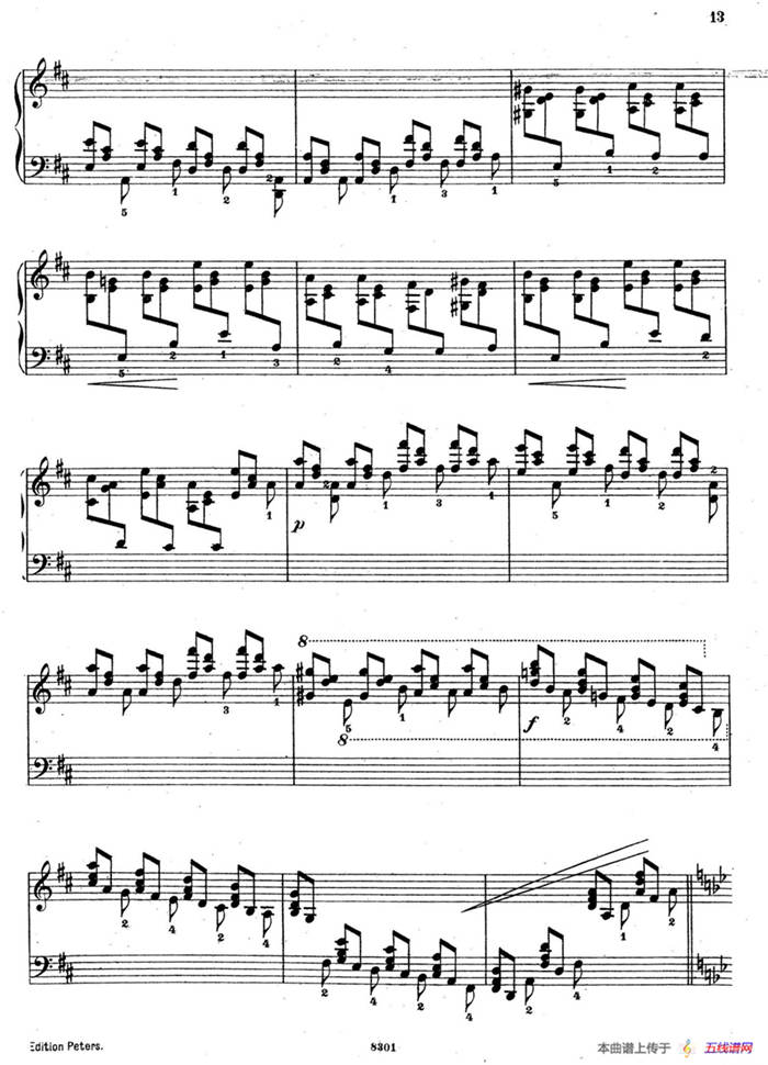 Six Pieces Op.32（6首小品·6. 精灵 ）