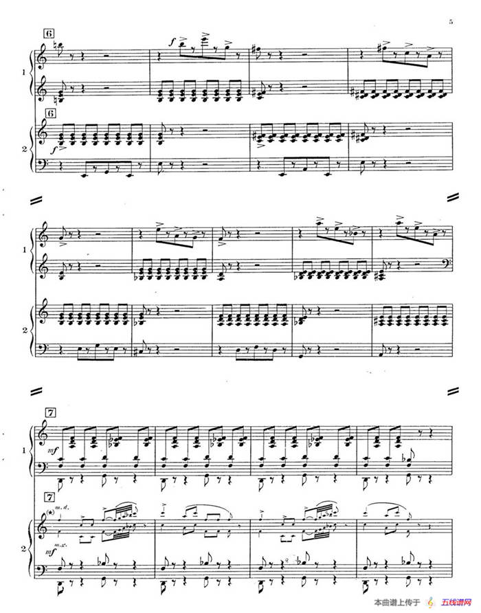 Concerto for 2 Pianos in d Minor（d小调双钢琴协奏曲· 第一乐章）