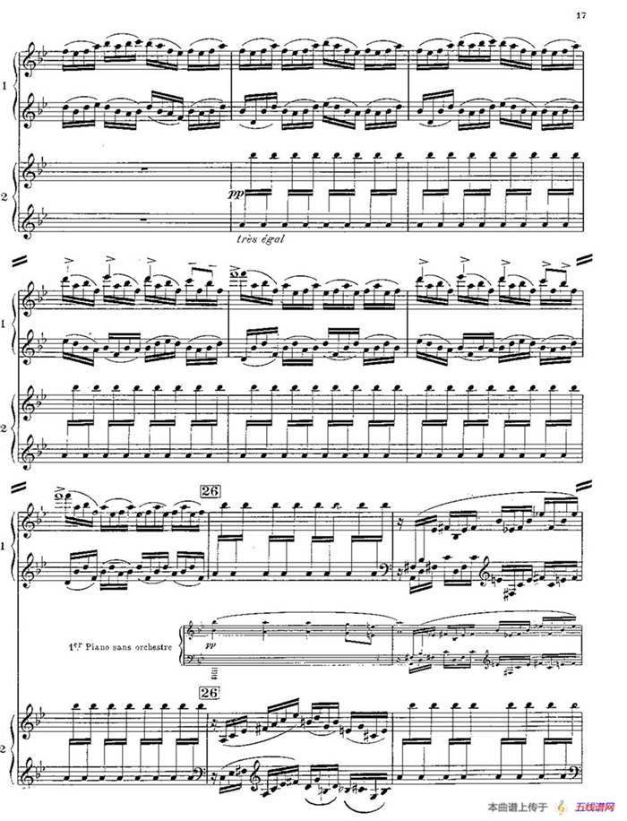 Concerto for 2 Pianos in d Minor（d小调双钢琴协奏曲· 第一乐章）