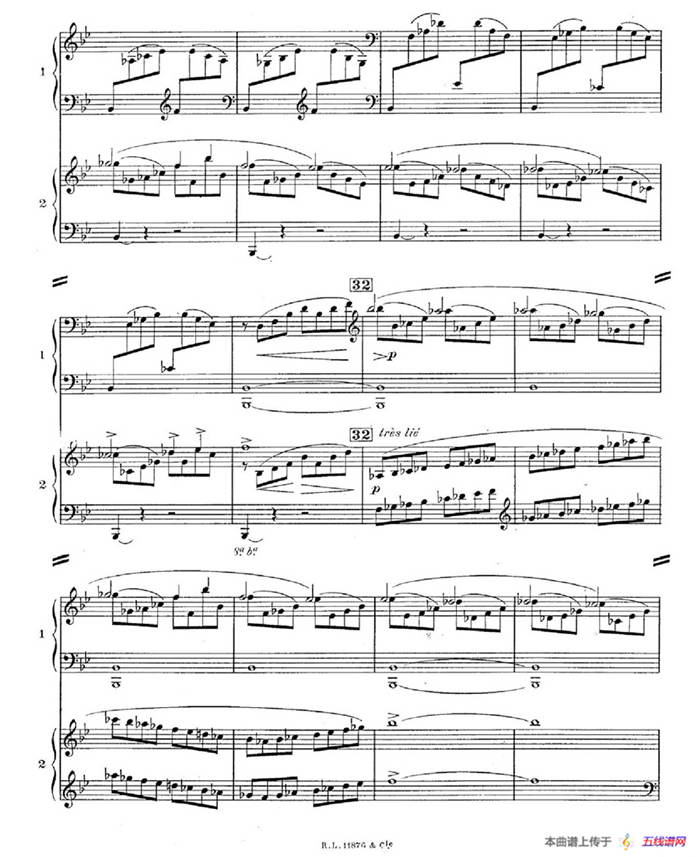 Concerto for 2 Pianos in d Minor（d小调双钢琴协奏曲· 第二乐章）