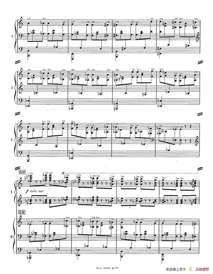 Concerto for 2 Pianos in d Minor（d小调双钢琴协奏曲· 第三乐章）