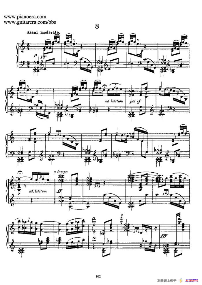 12 Spanish Danses Op.37（12首西班牙舞曲·8）