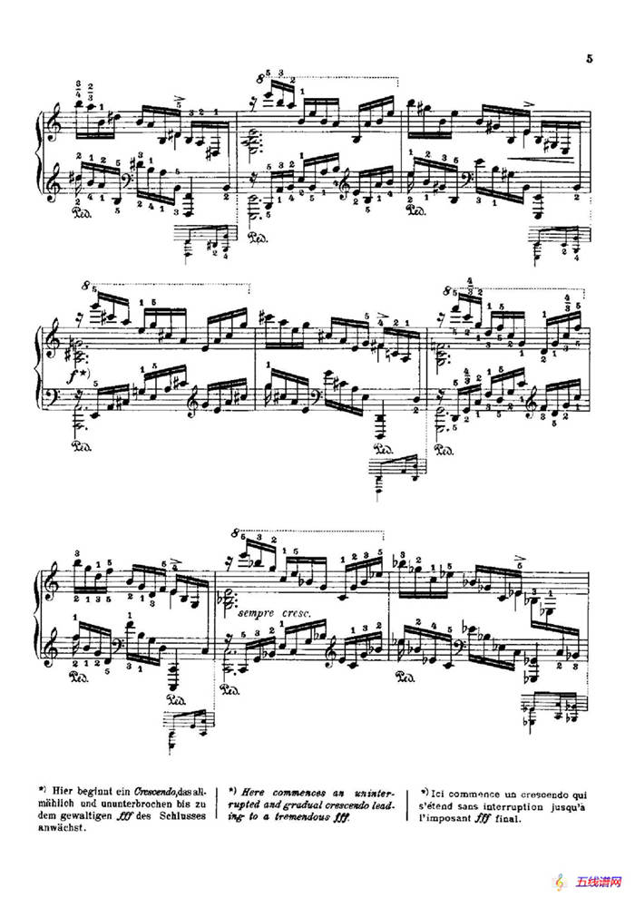 53首以肖邦练习曲为素材而作的练习曲（No.1）