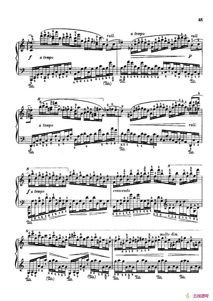 53首以肖邦练习曲为素材而作的练习曲（No.8）
