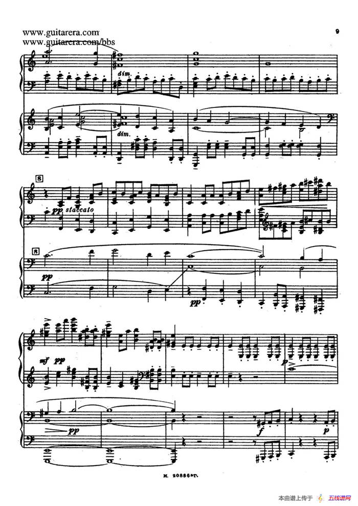 第二双钢琴组曲 Suite for Two Pianos No.2 Op.17（1. 引子 Introduction）