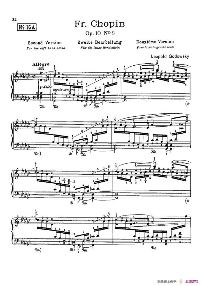 53首以肖邦练习曲为素材而作的练习曲（No.16A）