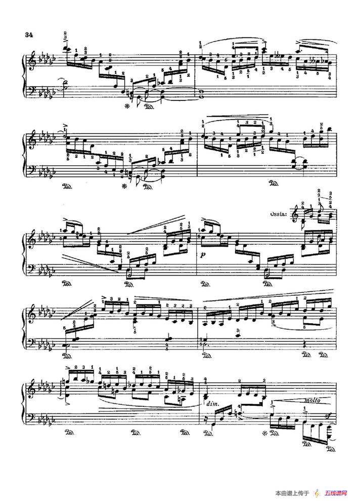 53首以肖邦练习曲为素材而作的练习曲（No.16A）