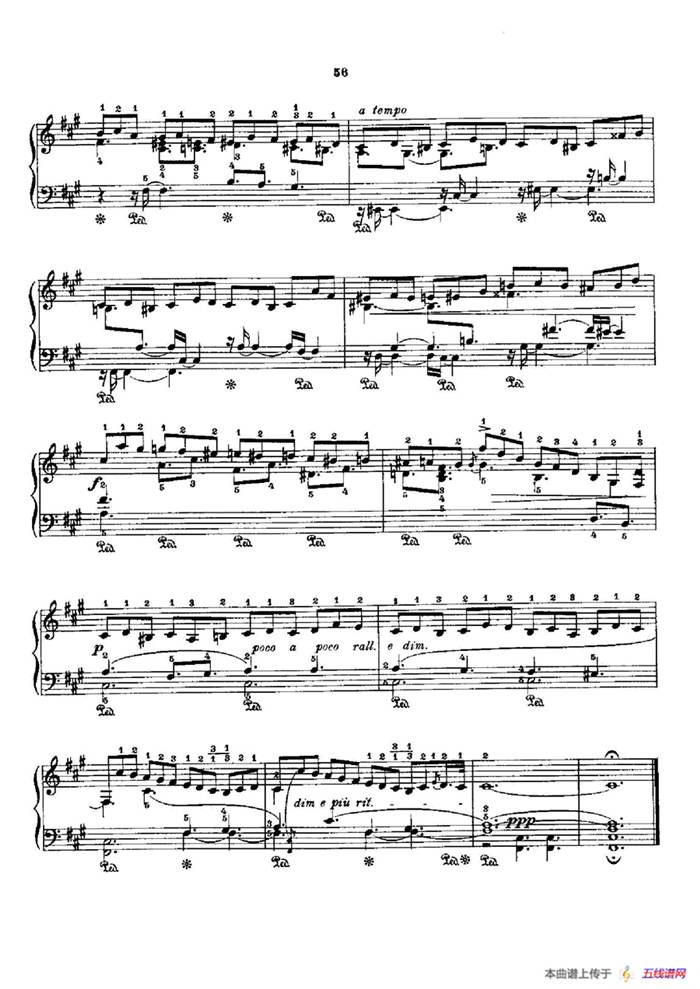 53首以肖邦练习曲为素材而作的练习曲（No.28A）