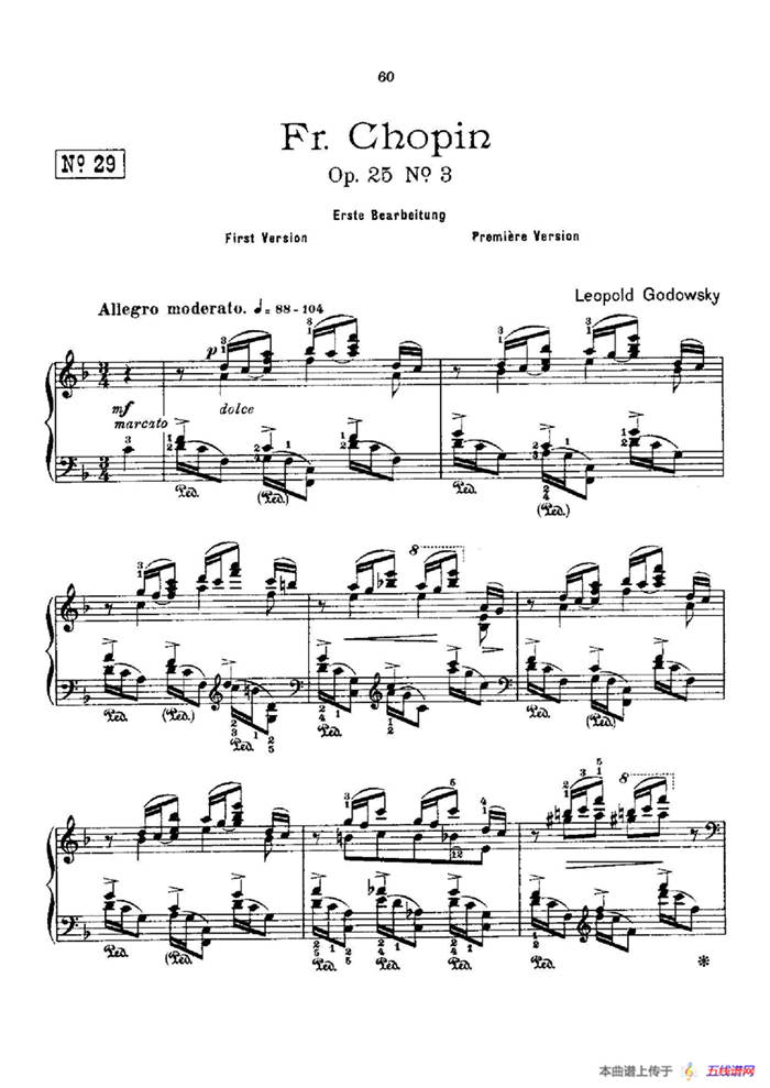 53首以肖邦练习曲为素材而作的练习曲（No.29）