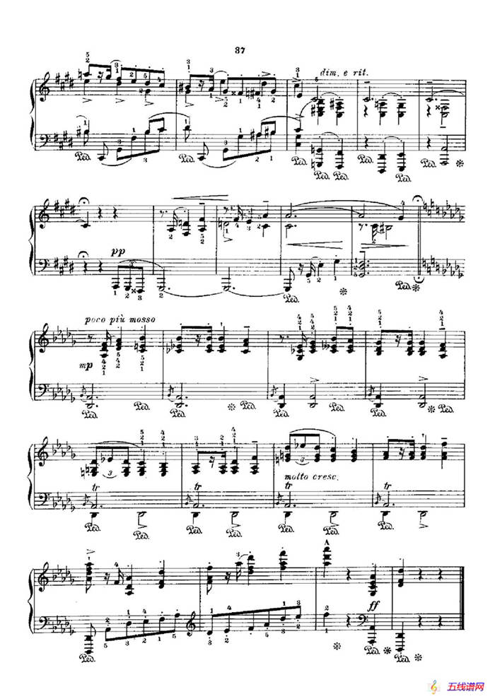 53首以肖邦练习曲为素材而作的练习曲（No.34）