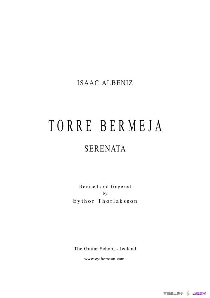 Torre Bermeja(Serenata)-1（古典吉他）
