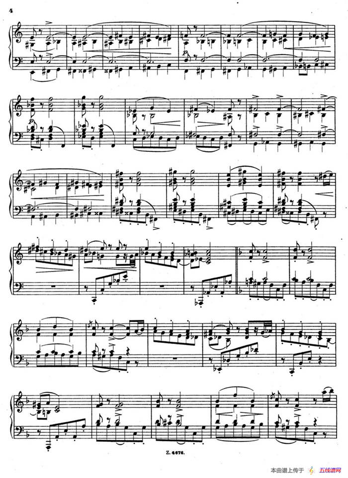 Charakterskizzen Op.40（个性素描 2. 往事 Jadis）