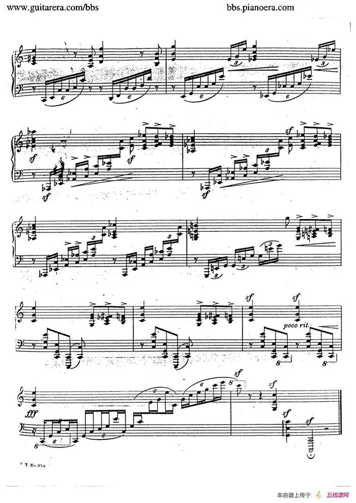 Etude in C Major For The Left Hand Op.32（C大調左手練習曲）