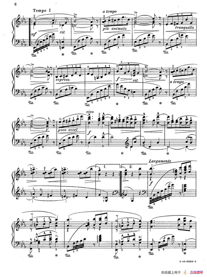 Valse Caprice in E-flat Major Op.53（降E大调随想圆舞曲）