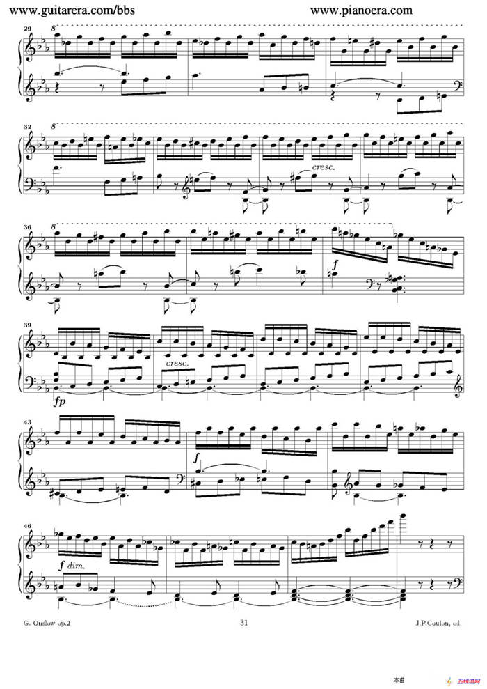 Grande Piano Sonata in c Minor Op.2（c小调华丽钢琴奏鸣曲·第四乐章）