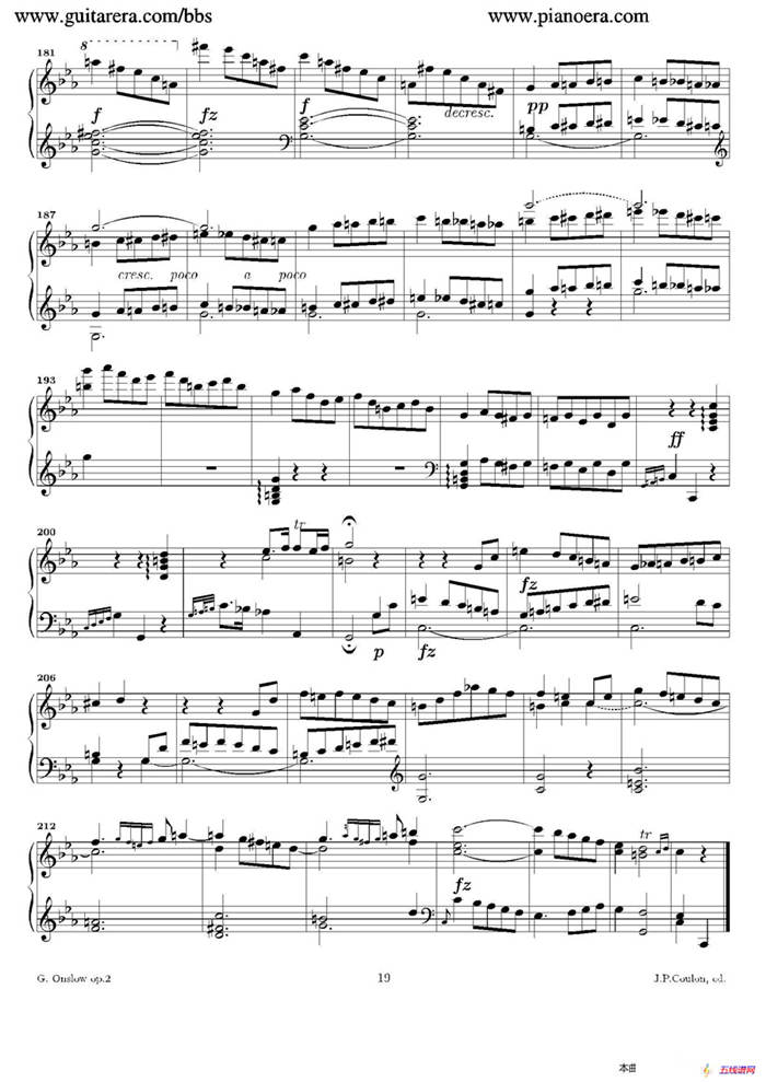 Grande Piano Sonata in c Minor Op.2（c小调华丽钢琴奏鸣曲·第三乐章）