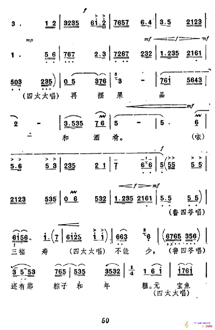 [秦腔]《祝福》唱腔选：鲁家人多福多寿乐滔滔（鲁四爷、四太太唱段）