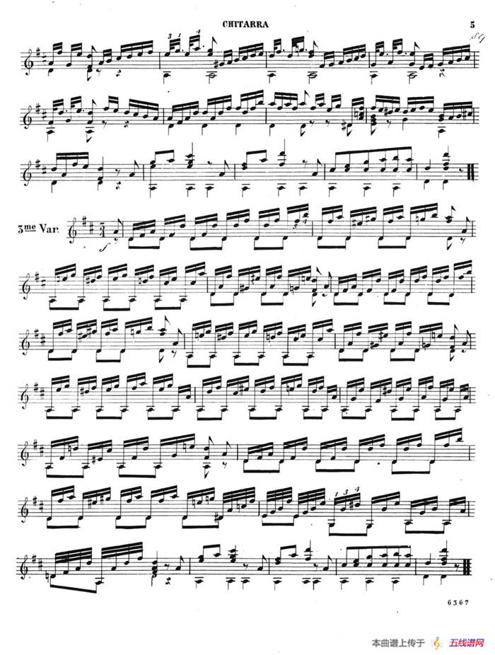 Carulli Op.364（古典吉他）