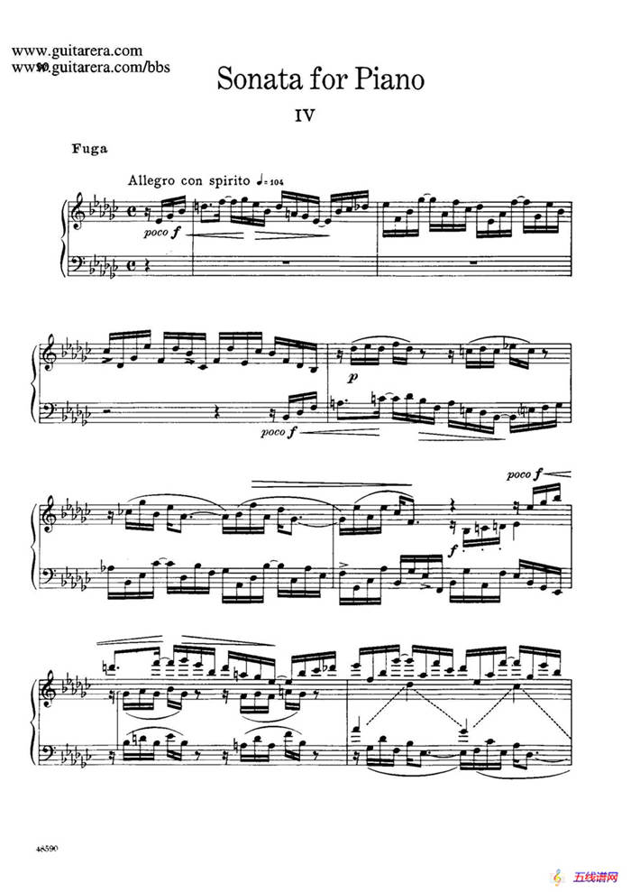 Piano Sonata Op.26（钢琴奏鸣曲·第四乐章）