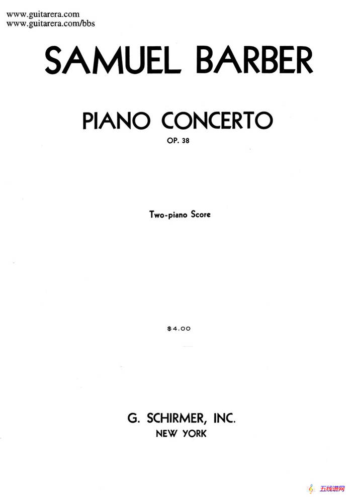 Piano Concerto Op.38（钢琴协奏曲·双钢琴·第二乐章）