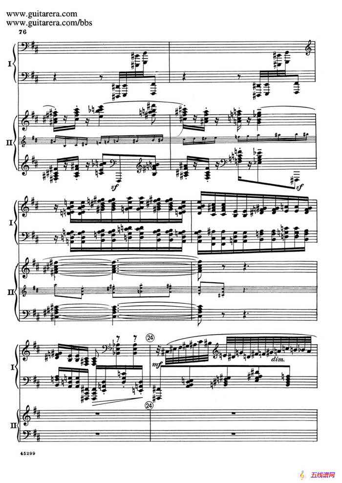 Piano Concerto Op.38（钢琴协奏曲·双钢琴·第三乐章）