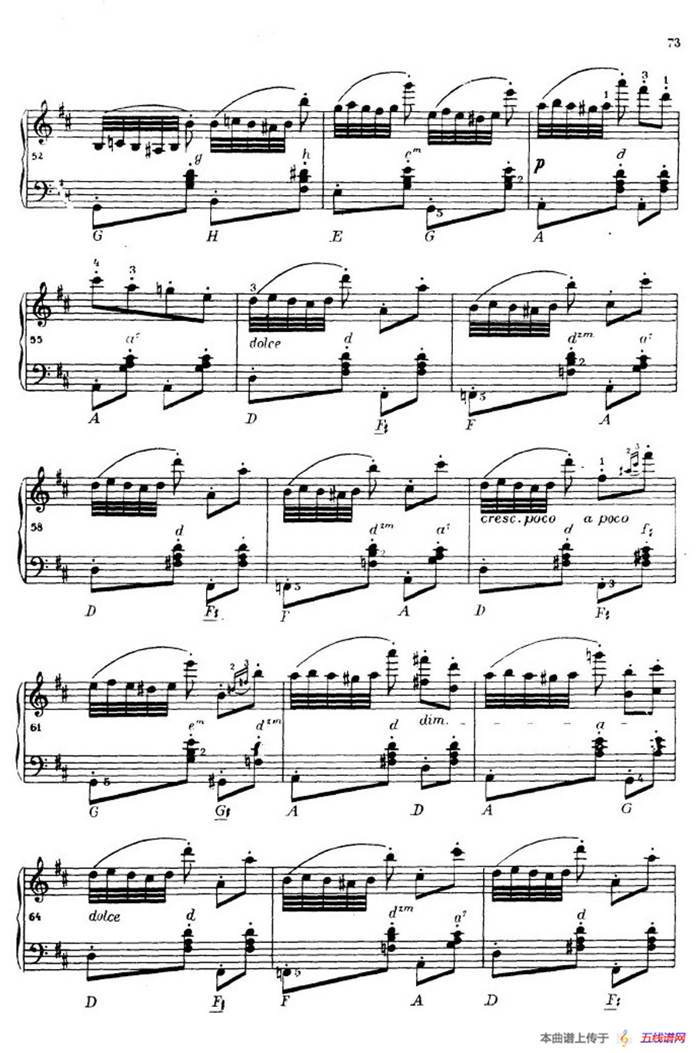 《车尔尼手风琴练习曲集》第Ⅳ册（第14——15首）