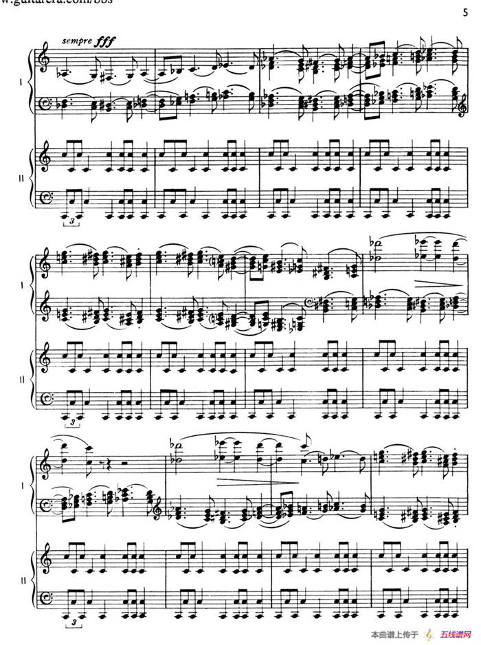 The Planets Op.32（双钢琴）（行星·第一乐章 火星—战争使者）