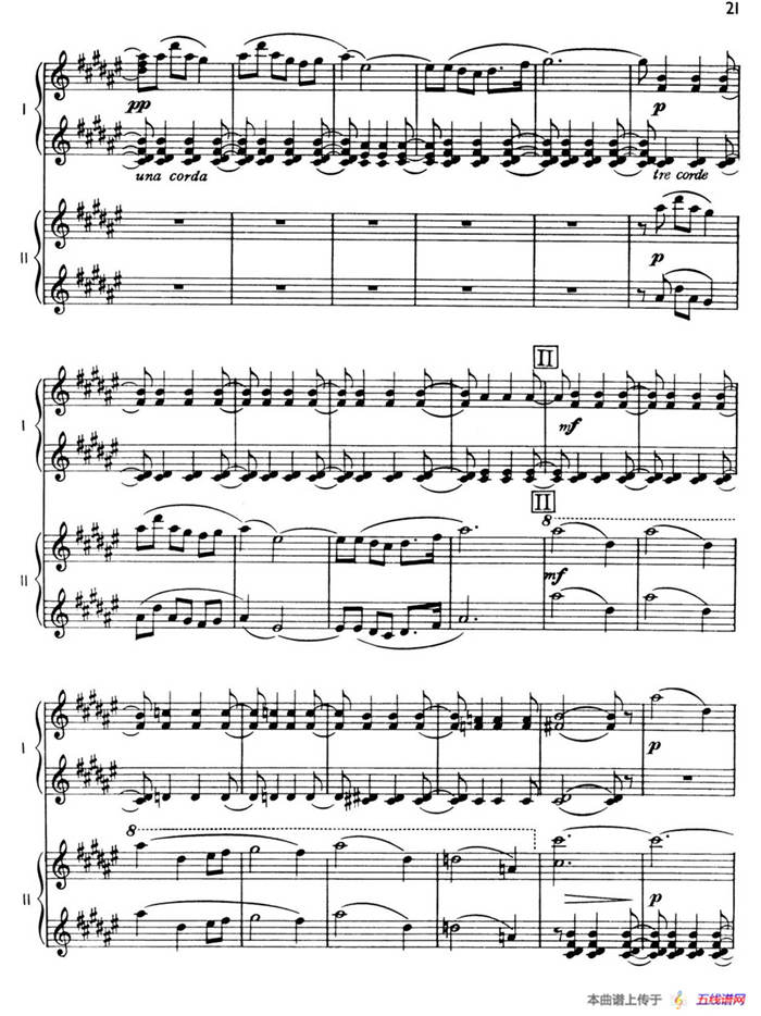 The Planets Op.32（双钢琴）（行星·第二乐章 金星—和平使者）