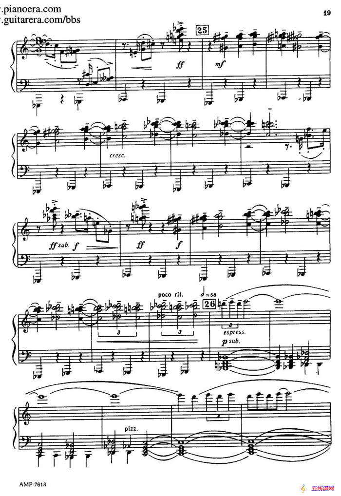 Piano Sonata（钢琴奏鸣曲· 第一乐章）