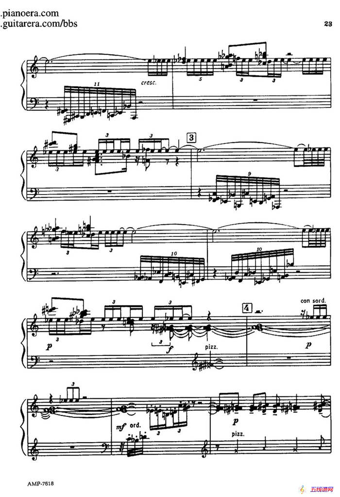 Piano Sonata（钢琴奏鸣曲· 第一乐章）