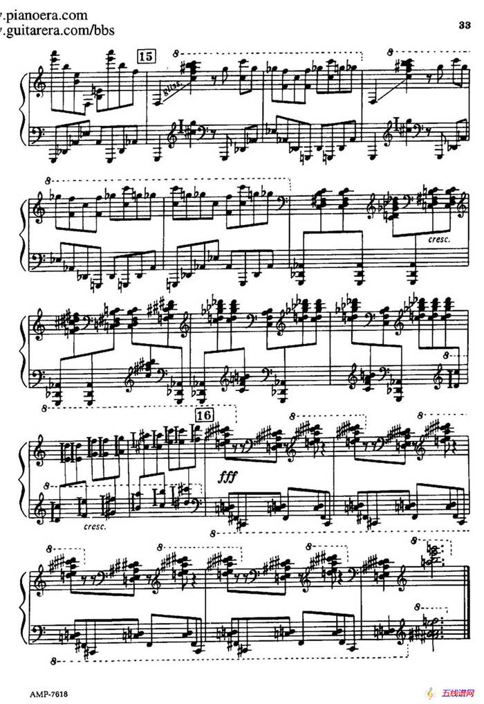 Piano Sonata（钢琴奏鸣曲· 第三乐章）
