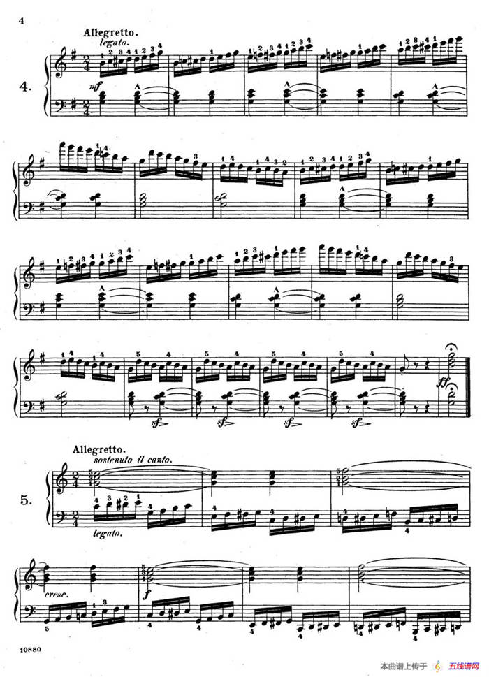 Etudes Enfantines Op.37（儿童钢琴练习曲 第1——6首）