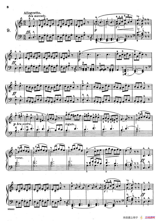 Etudes Enfantines Op.37（儿童钢琴练习曲 第7——10首）