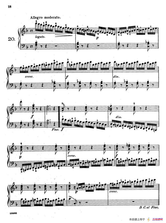 Etudes Enfantines Op.37（儿童钢琴练习曲 第15——20首）